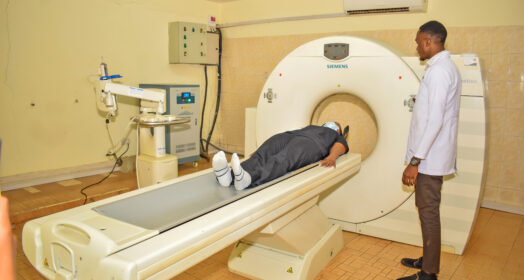 CT scan service at St. Teresa Hospital