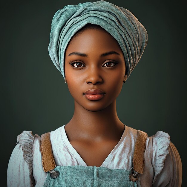 cinematic capture lonely youthful kenyan woman_1124573 67229